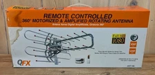 QFX Remote Controlled 360° Motorized Amplified Rotating Antenna ANT-106 1080P HD