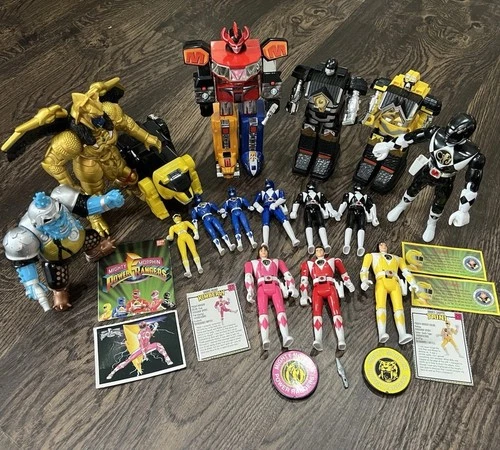 Mighty Morphin Power Rangers Lot Dino Dinosaur Megazord Vintage 90s Toys 🔥