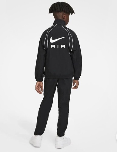Nike Air Track Suit Small Older Kids Black Unisex - Picture 6 of 8