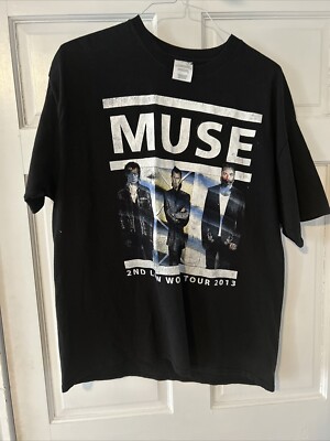 Muse The 2nd Law Tour 2013 Men's Concert T-Shirt Adult XL