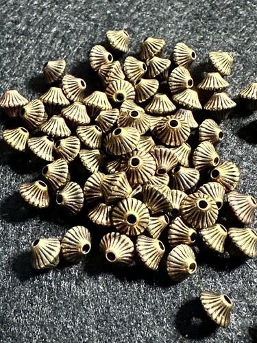 Tibetischer Stil Zwischenring Perlen, Kegel, bleifrei & nickelfrei & cadmiumfrei, - Bild 5 von 5