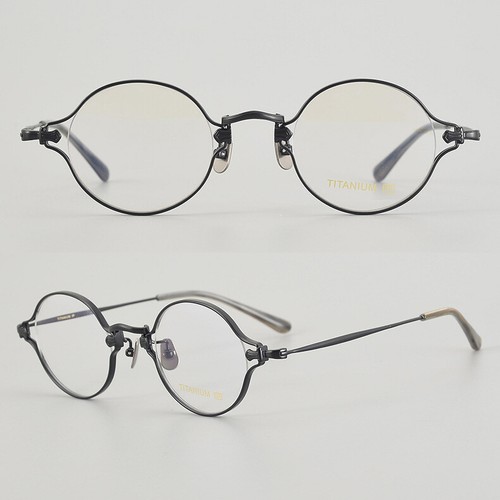 Vintage Round Metal Eyeglass Frames Men Glasses Women Lightweight - Picture 15 of 20