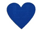 Festive Home Décor Door Mat Decorative Blue Heart Wall Decoration 3' Large Mat