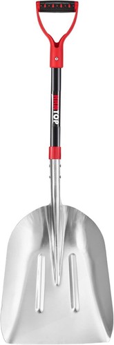 Lightweight 45" Aluminum and Fiberglass Heavy Duty Scoop Shovel - Modern Design - Picture 3 of 8