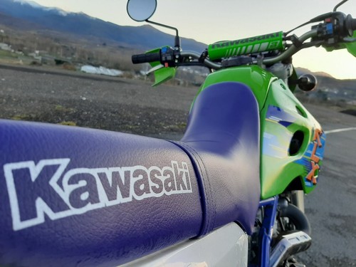 👉 Seat cover for Kawasaki klx 650 klx650c klx650r purple premium fast ship 🌎 - Bild 1 von 4