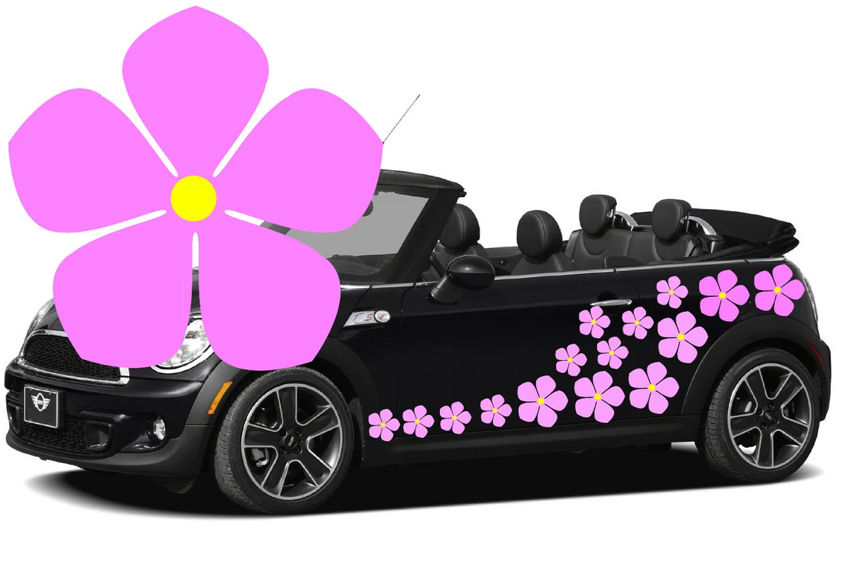Pink 2024 car decals