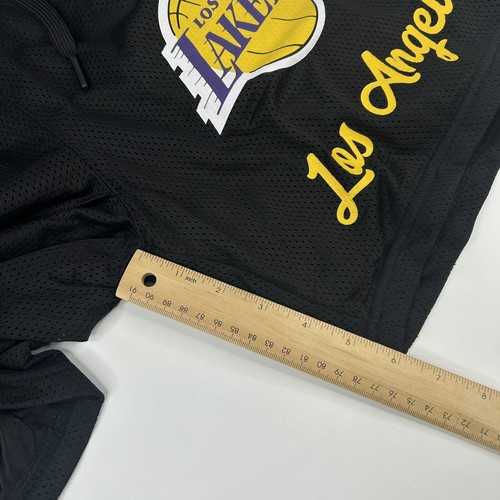 Los Angeles LA Lakers NBA Mesh Shorts schwarz Ultra Game Gr. L gefütterte Taschen Neu mit Etikett - Bild 5 von 7