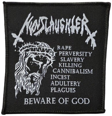 NUNSLAUGHTER - Beware Of God - 9,7 x 9,2 cm - Patch - 169844
