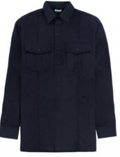 Blauer. Dark Navy Men's Work Shirt Style 8255 3XL Length 33