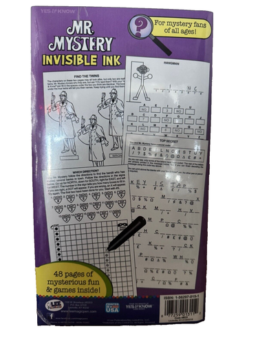 NEW - Mr Mystery Invisible Ink Puzzle Book - Picture 2 of 8