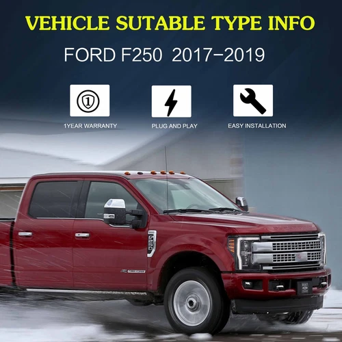 VLAND Headlights Fit 2017-2019 Ford F-250 F350 F450 F550 Super Duty Animation - Picture 7 of 9