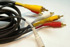 RCA Audio / Video Cable 6 feet male to male stereo gold plated