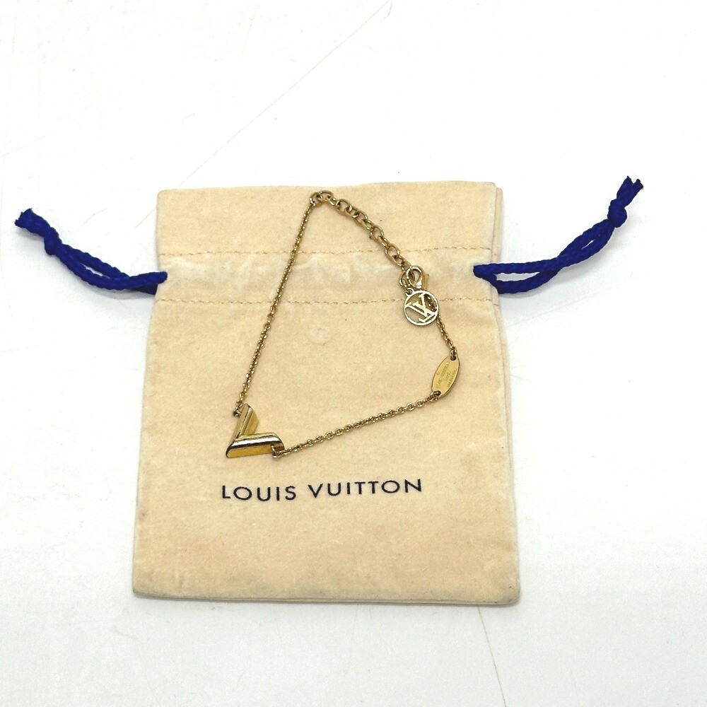 LOUIS VUITTON エッセンシャルV M61084 ゴールド LOUIS VUITTON M61084 Accessories Braless Essential V Chain