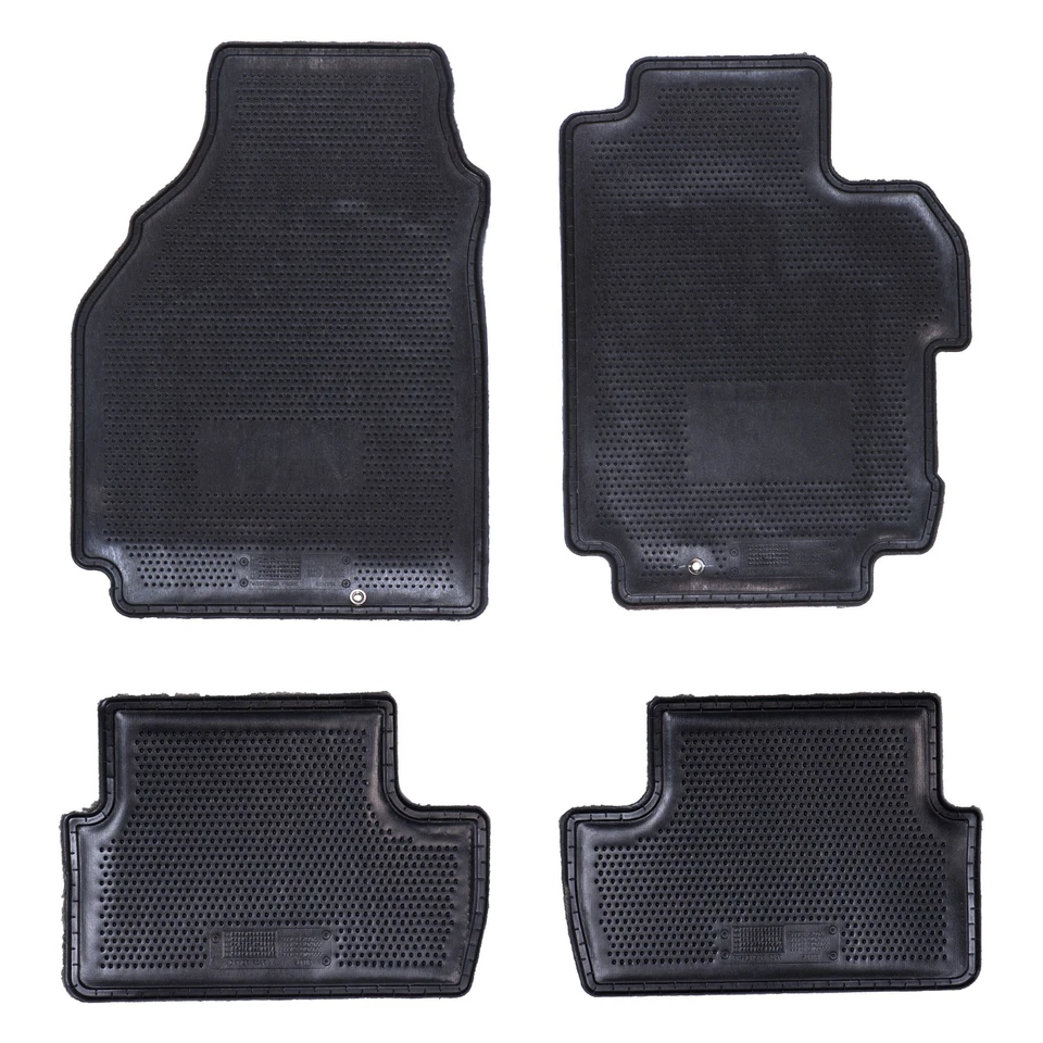 Juego de alfombrillas delanteras y traseras Nissan Sentra 2009-2012 grises alfombrillas OEM NUEVAS Foto 3 de 4