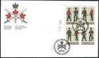 🍁Canada   #1008a  ULpb  "ARMY REGIMENTS"     Brand New  1983 First Day Cover