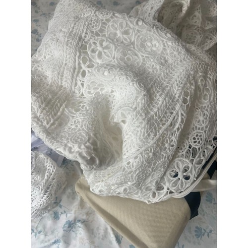 IS-neu mit Etikett Elfenbein bescheiden Herzausschnitt trägerlos Spitze Strand sexy Boho Hochzeitskleid - Bild 6 von 6