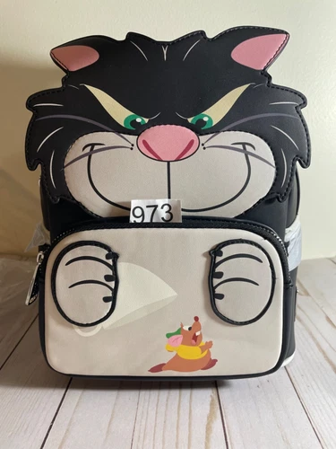 New ! Loungefly Disney Cinderella Lucifer Cosplay Mini Backpack