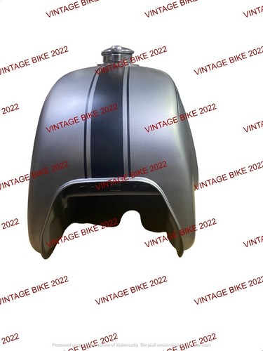 BMW R100 RTRS R90 R80 R7 GRIS MATE CON TANQUE DE ACERO A RAYAS NEGRAS CON TAP... - Imagen 6 de 7