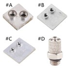 Water Cooling Block Aluminum for Cellphone Water Heat Sink System Silver