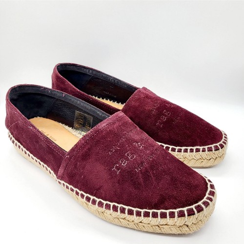 NWOB rag & bone Edie Burgundy Merlot Espadrilles Women's Size 36.5