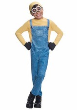 RUBIES MINIONS MOVIE MINION BOB CHILD HALLOWEEN COSTUME BOY'S SIZE MEDIUM 610784