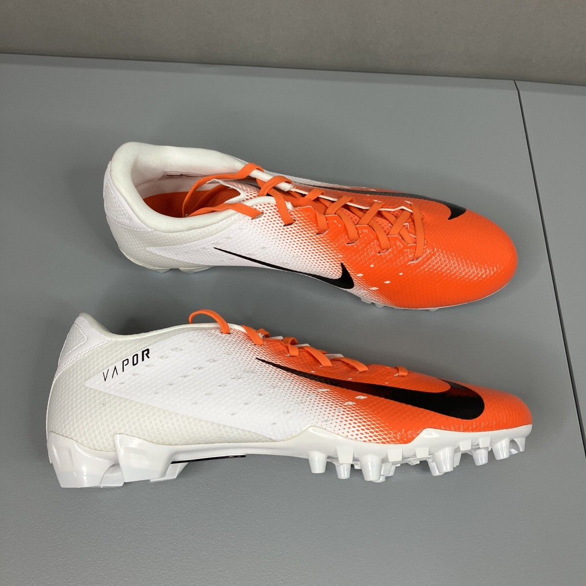 Nike Mens Vapor Speed Pro 3/4 Football Cleats Orange Brown 668839-208 Size 15 Nike Orange 15 US Football Shoes & Cleats for Men for sale  main image 3
