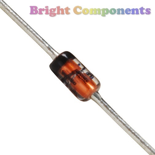 25 x BZX55-C5V1 Zener Diode - 5.1V - 0.5W - DO35 - UK Seller | eBay