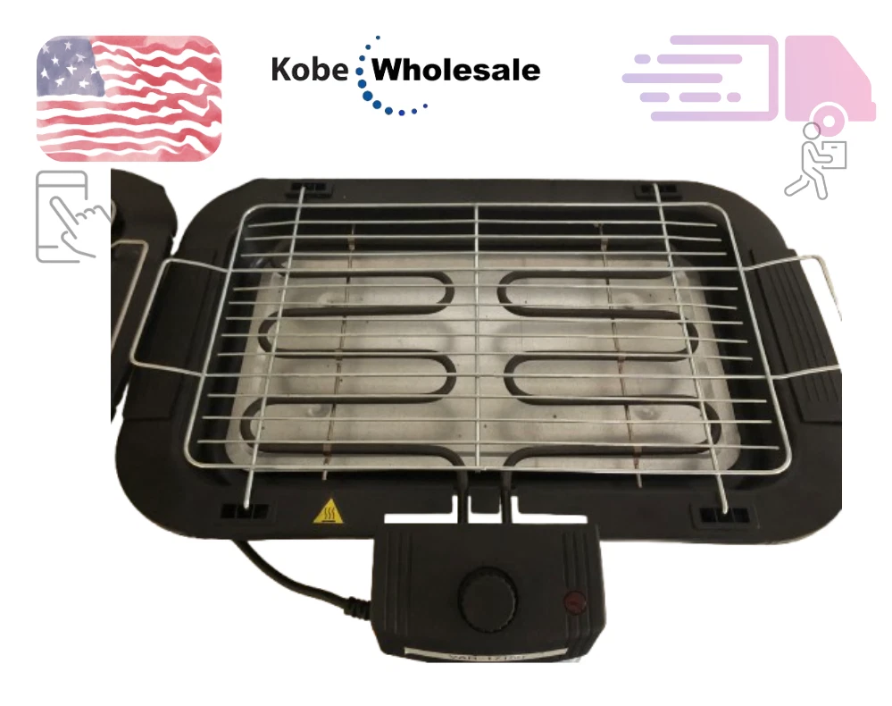 Smokeless Indoor Electric BBQ Grill 2000W - Portable Electric Barbecue US seller