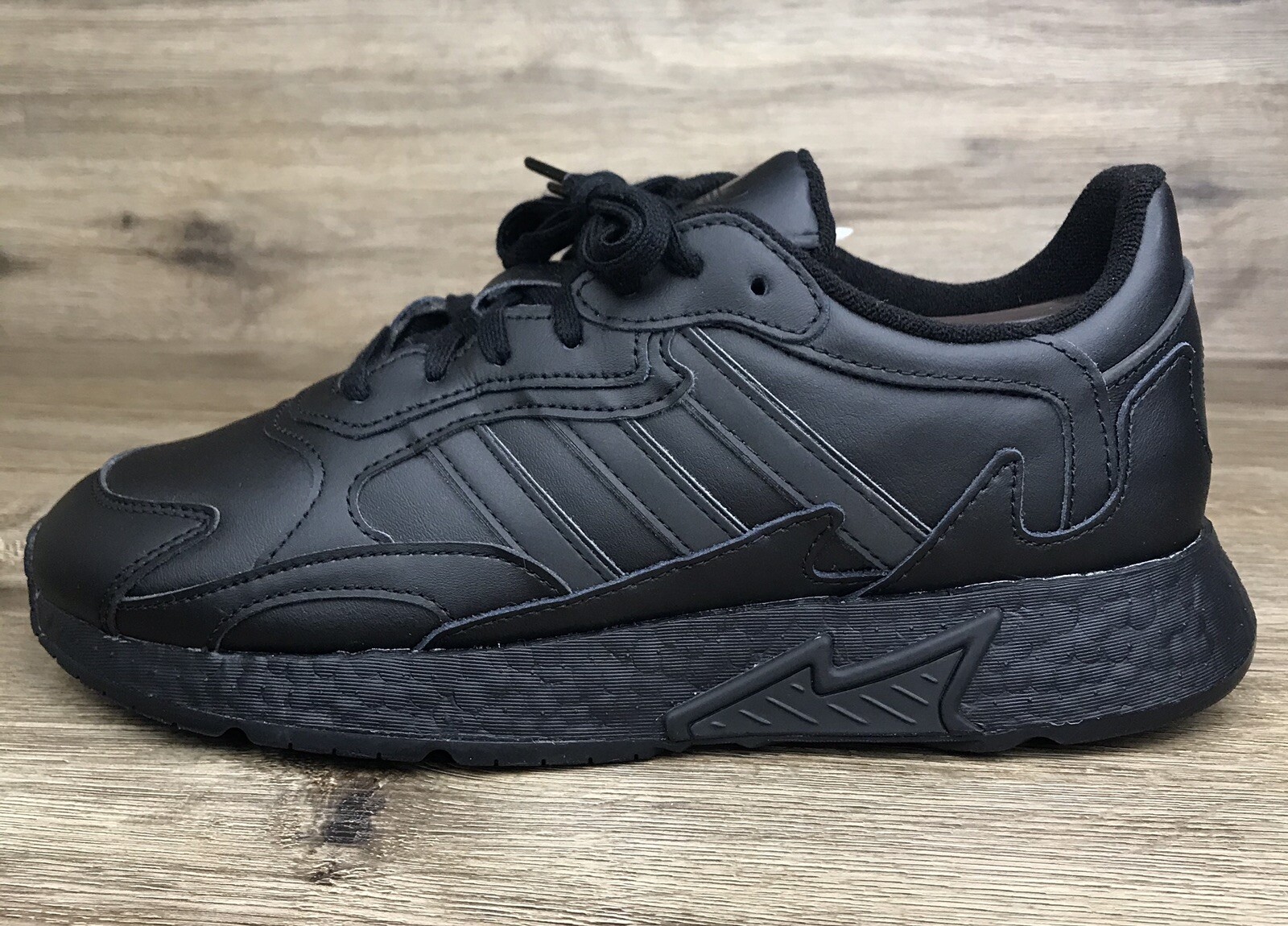 Size 9 - adidas Tresc Run Triple Black for sale online | eBay