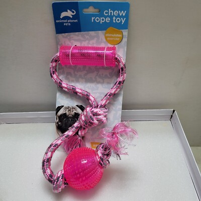 1 Count Animal Planet Pets Chew Rope Interactive Toy Stimulates ...