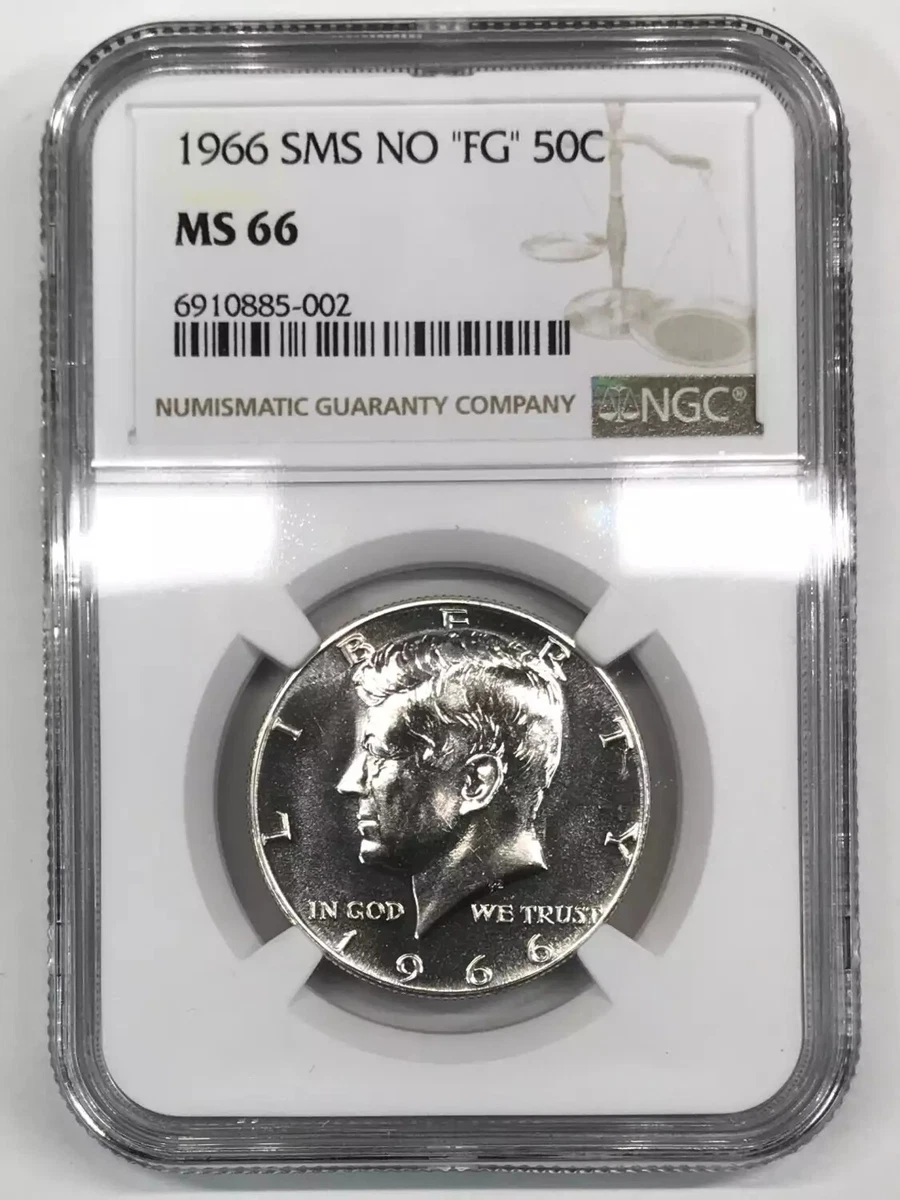 MS 66 Graded 1966 Kennedy US Half Dollars (1964-Now) for sale | eBay
