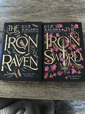 The Iron Raven & The Iron Sword Julie Kagawa Signed Fairyloot Exclusive Evenfall