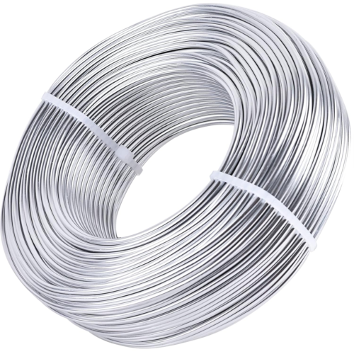 12 Gauge Silver Aluminum Wire Anodized Jewelry Craft Making Beading Floral Color