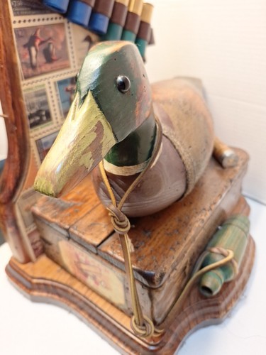 Vintage Lamp Nightwatch Lamp Company Walt Disney Duck Decoy Hunting Ammo Box - Picture 9 of 24