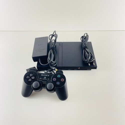 CONSOLE SONY PS2 SLIM COMPLETA con CAVI CONTROLLER E SCATOLA SCPH 70004 - Foto 9 di 18