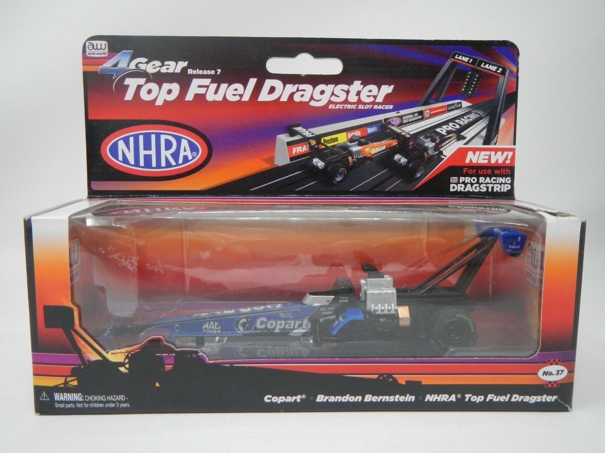NHRA ドラックスター オートワールド ミニカー Auto World 4 Gear NHRA Top Fuel Dragster Copart Brandon