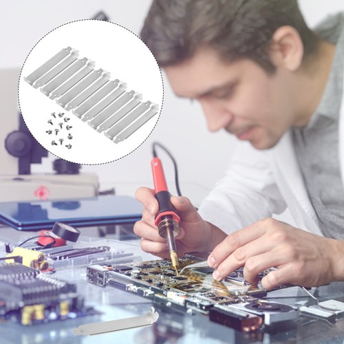 12 Pcs Heat Dissipation Dustproof Cover Travel Blank Pci Slot Covers - Afbeelding 10 van 12