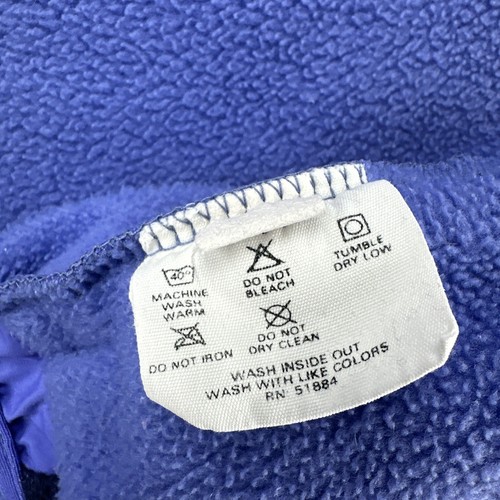 Vtg Patagonia Women’s 12 90s Purple Full Zip Fleece Made In USA Hiking Outdoor - Picture 19 of 19