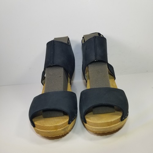 Moheda Sweden Mademoiselle Sandal Women's EUR 39 US 8 Black Matte Leather - Picture 6 of 12
