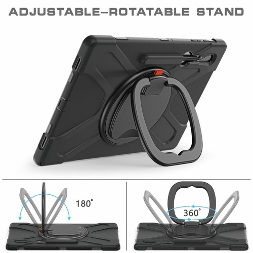 Funda para tablet Samsung Galaxy Tab S10 / S9 / S8 Ultra 360 grados negra - Imagen 4 de 7