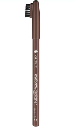 Essence Eyebrow Designer Pencil & Brush  Hazelnut Brown # 12 - Picture 1 of 1