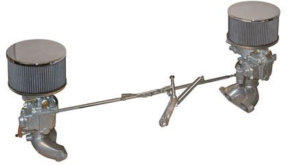 Empi 44mm Dual Brosol Carbs Vw T2 Bay 1.7, 1.8, 2.0 T25 T3 2.0 Aircooled 72-83