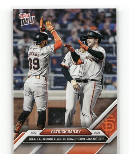 2024 Topps Now 229 Patrick Bailey