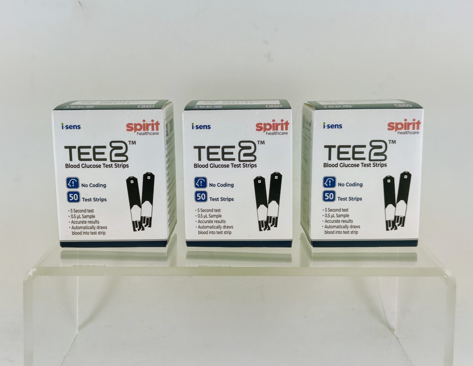 TEE2 Test Strips 150 For Use With TEE2+ Blood Glucose Meter Brand New