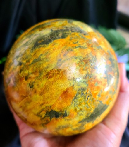XXX Large 4.10lbs 110mm 2,100g Beautiful A+ Realgar Sphere Crystal Ball - Picture 14 of 20
