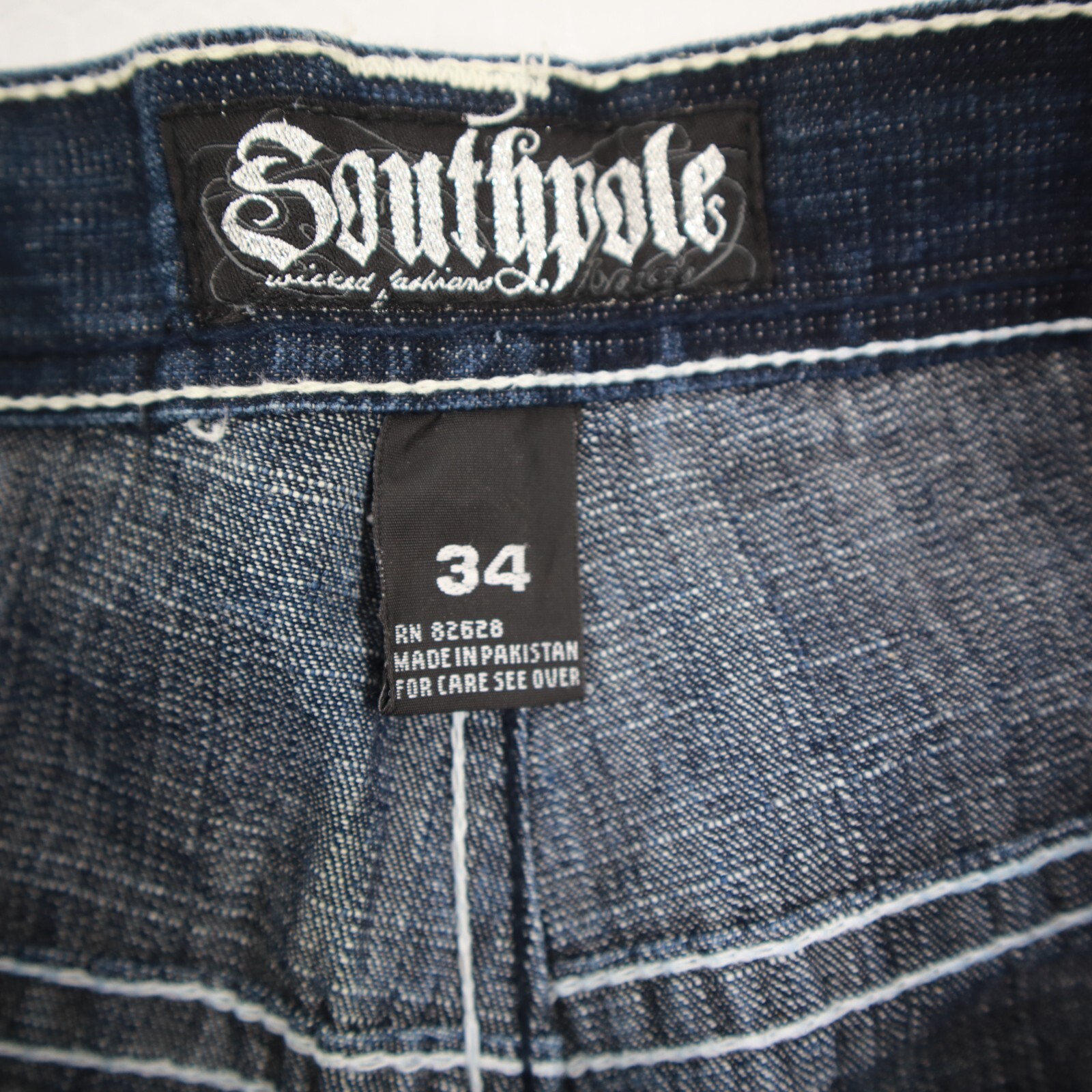 Short Southpole En Jeunesse Taille 12 – Jean Bleu, Style Hip-hop Urbain
