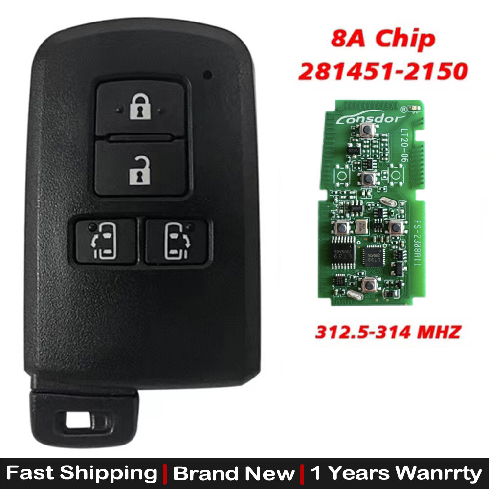 トヨタ スマートキー ハイブリッド　4ボタン 2個セット　007-AC0146 トヨタ スマートキー 4ボタン 2個セット 007-AC0146 ハイブ
