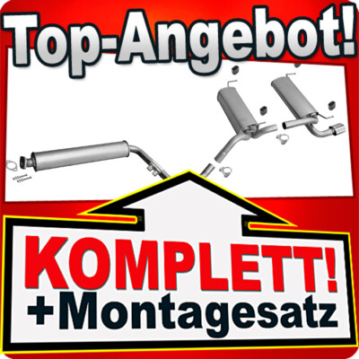 Auspuff für OPEL ASTRA J 1.6 Turbo 180PS Schrägheck / GTC Auspuffanlage