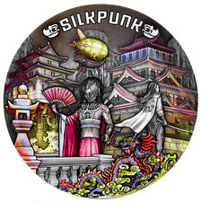 SILKPUNK Punk Universe  2oz Silbermünze Niue 2022