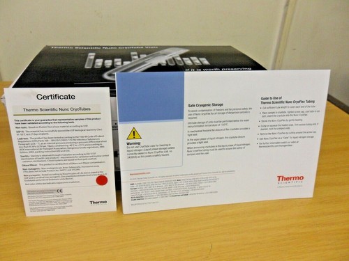 THERMO SCIENTIFIC Nunc Cryotube 1.8ml Ext / Starfoot / Round 375418 - 450 p/box - Picture 5 of 6